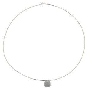 Pesavento Necklace with Square Polvere Pendant - WDNAG060